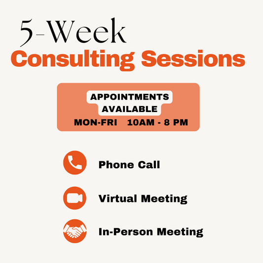 5 Week Coaching & Strategy Sessions